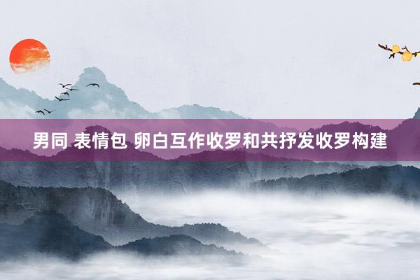 男同 表情包 卵白互作收罗和共抒发收罗构建