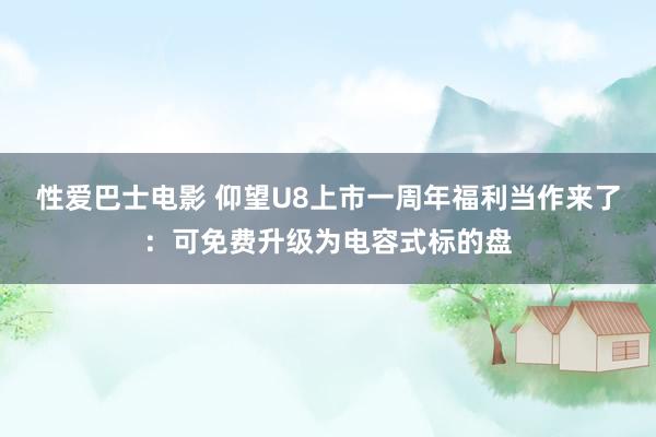 性爱巴士电影 仰望U8上市一周年福利当作来了：可免费升级为电容式标的盘